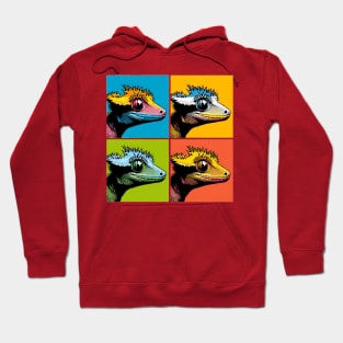 Pop Art Crested Gecko - Cool Lizard Hoodie